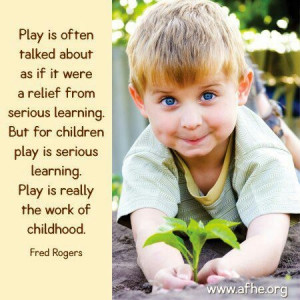 Playing-Learning. Fred Rogers