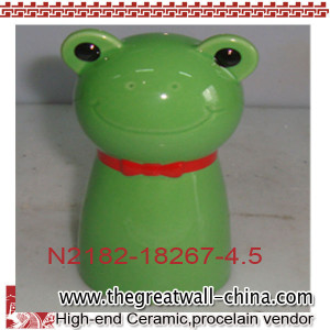 ceramic frog figurine for collecting antique porcelain dolls