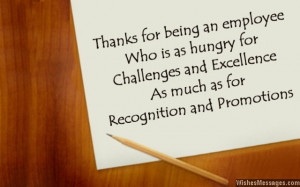 Thank you messages for employees: Thank you notes to show appreciation