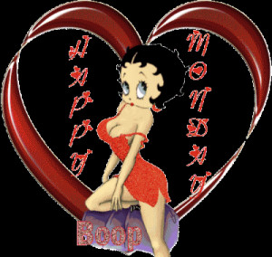Fabulous betty boop gives you monday wishes