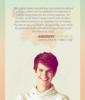 ... Wood fansite: Andrew Garfield and Evan Rachel Wood: quote of the day