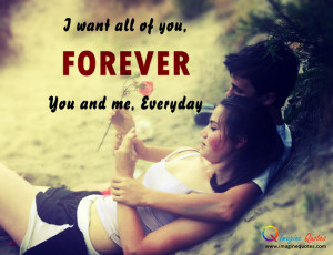 You and Me Forever Love Quotes