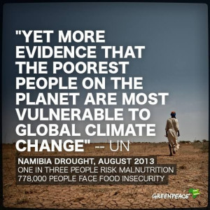 : While the president of Namibia draws links between climate change ...