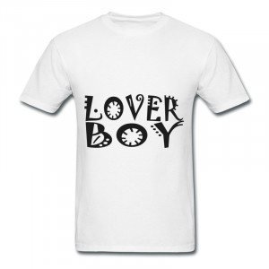 Custom O Neck Tee Shirt Lover Boy T Shirt fun Camp picture T-Shirts O ...