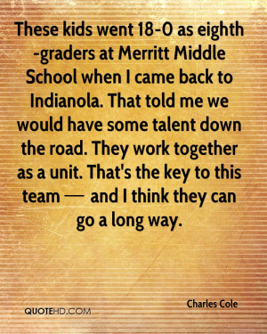 These kids went 18-0 as eighth-graders at Merritt Middle School when I ...