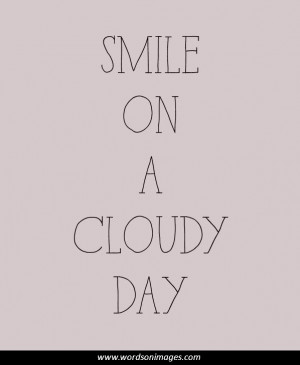 Cloudy day quotes