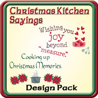 christmas kitchen sayings pack price $ 28 95 stitch these fun holiday ...