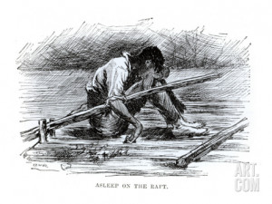 ... from 'The Adventures of Huckleberry Finn', by Mark Twain Giclee Print