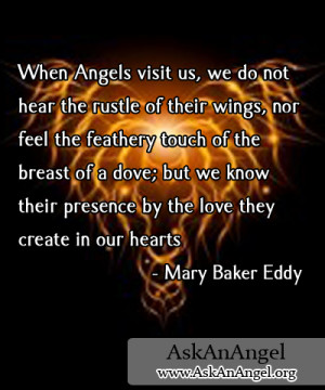 28 when angels visit us, we do not hear the rustle of their wings-USED