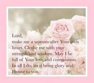 woman after God's heart.