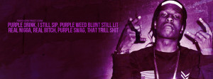 Asap Rocky Purple Everything Quote Asap Rocky TombStoned