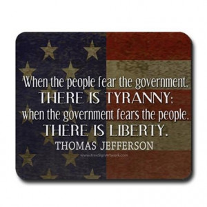 Anti Liberal Gifts > Anti Liberal Office > Jefferson Quote Liberty ...