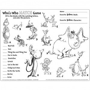 Dr Seuss Coloring Pages Dr seuss coloring pages