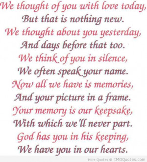 We Thought Of You With Love Today But That Is Nothing New We Thought ...