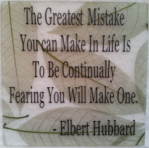 Green Fossil Leaf Quote