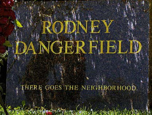 Dangerfield's headstone at Westwood Village Memorial Park Cemetery in ...