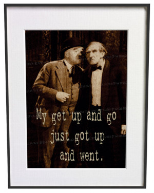 Funny Grumpy Old Men Quotes Old age art print funny saying