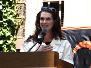 What words of wisdom did actress Brooke Shields impart to Princeton ...