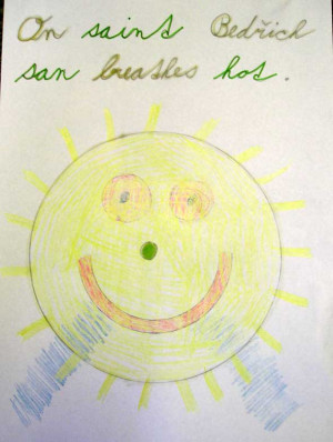 More pictures and proverbs in a photo album .