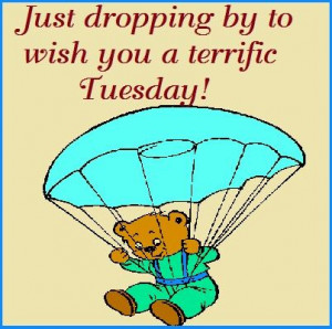 Have a terrific Tuesday!