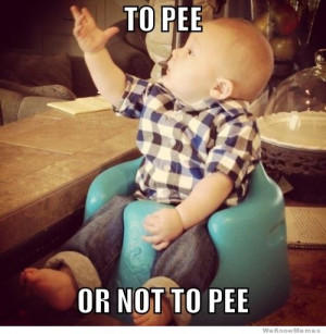 Shakespeare Baby – To pee or not to pee