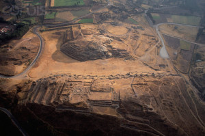 Aerial View of Sacsayhuaman Ruins