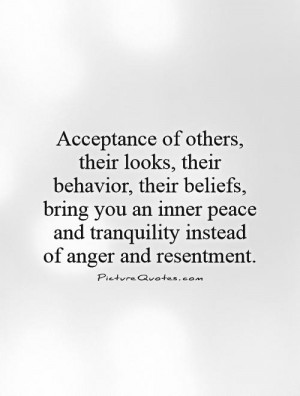 Acceptance Of Others Quotes Acceptance of others, their