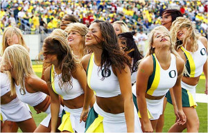 And since we’re talking about the hottest cheerleaders in football ...