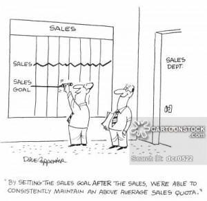 goal sales goals businesses sales targets cartoon 2 of 27