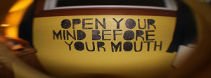 Mind Mouth Quote Smart Facebook Covers