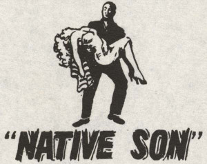 Detail from insert of pressbook for Native Son .