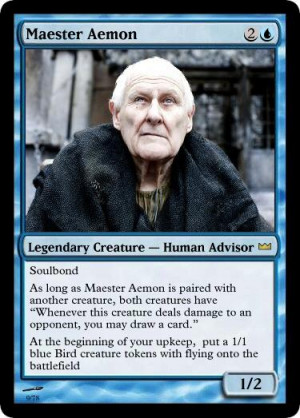 Maester Aemon A game of thrones: summer's