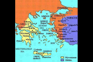 trojan war battle map