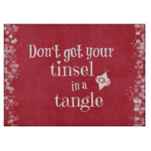 Funny Christmas Quote Cutting Boards