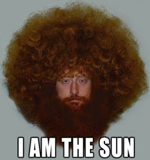 Kickin afrolistics will lead you to the light. He is the sun.