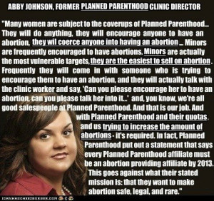 quote by abby johnson former planned parenthood clinic director quotes ...