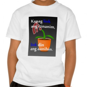 Pinoy funny blogger quotes: Link Building T-shirt