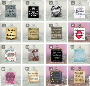 ... Scrabble Tiles - Inspirational & Sassy Quotes! 16 to Choose From