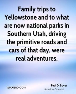 Family trips to Yellowstone and to what are now national parks in ...