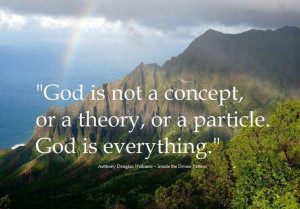 Great pantheist quote.