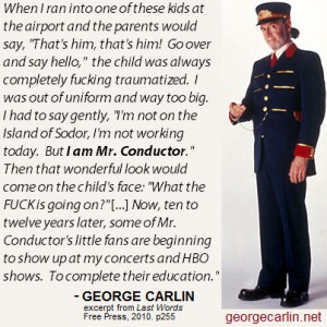George Carlin Mr Conductor