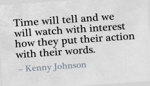 Time Will Tell Quotes