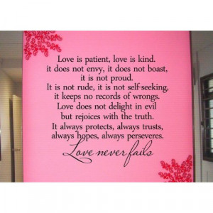 Quote love is patient love is kind wallpapers