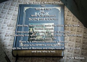 Book Of Mormon Quotes The book of mormon is the