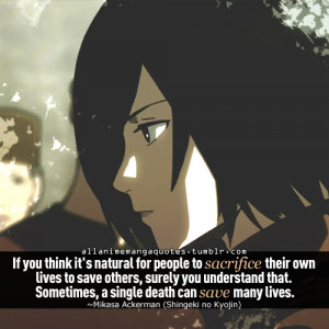 Thoughful Attack on Titan quotes