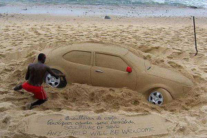Creative sand art