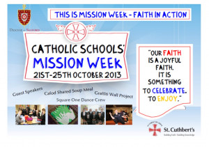 Catholic Schools’ Mission Week 21st-25th October