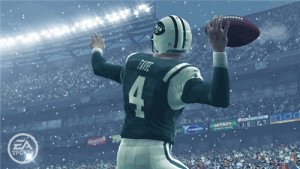 Favre as a Jets QB in Madden 09