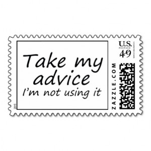 Funny office quotes joke humor postage stamps
