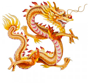 Ancient Chinese Fire Dragon